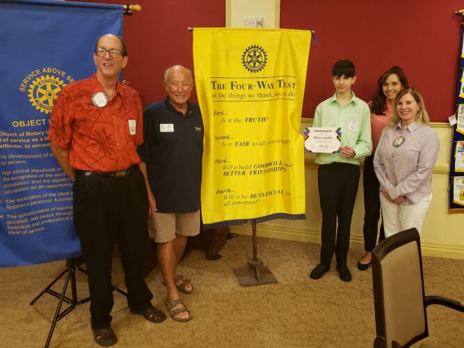 Rotary essay winner takes second in district News, Sports, Jobs